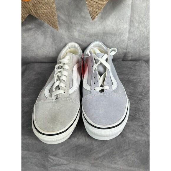 Vans Shoes - Vans Women Old Skool Gray/White Suede Lace Up Skate Shoes Sz 6.5 SEE DESCRIPTION